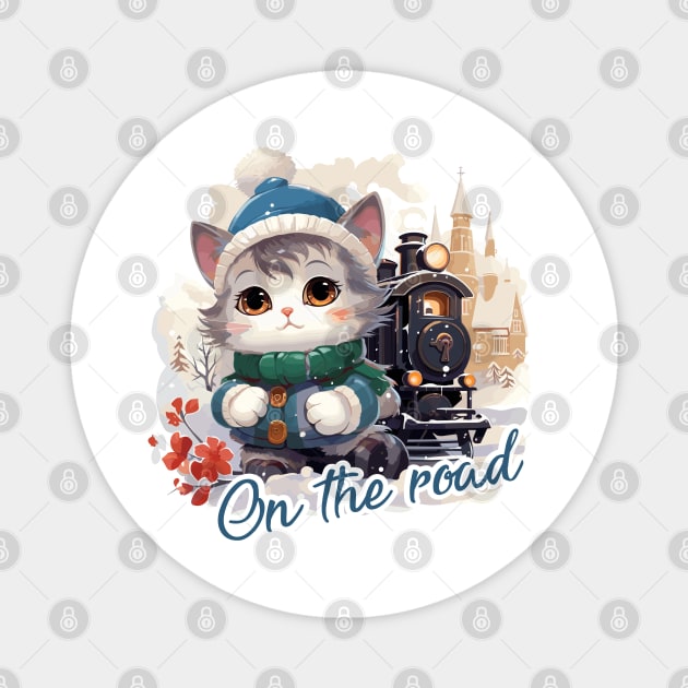 On the road Magnet by JessCrafts